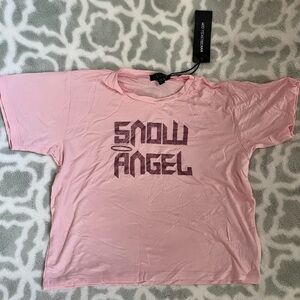NWT club exx Snow Angel T-shirt